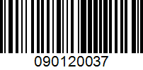 Barcode for 090120037