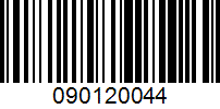 Barcode for 090120044