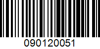 Barcode for 090120051