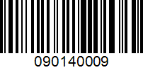 Barcode for 090140009