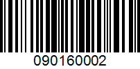 Barcode for 090160002