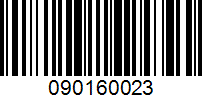 Barcode for 090160023