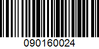 Barcode for 090160024