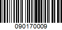 Barcode for 090170009