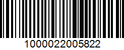 Barcode 1000022005822