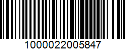 Barcode 1000022005847