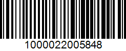 Barcode 1000022005848