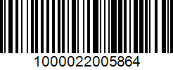 Barcode 1000022005864