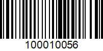 Barcode for 100010056