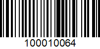 Barcode for 100010064