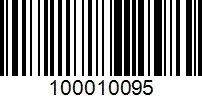 Barcode for 100010095