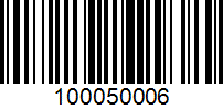 Barcode for 100050006