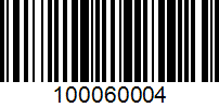 Barcode for 100060004