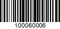 Barcode for 100060006