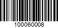 Barcode for 100060008