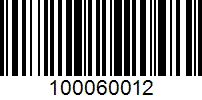 Barcode for 100060012