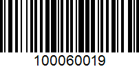 Barcode for 100060019