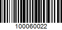 Barcode for 100060022