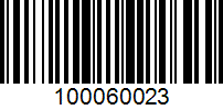 Barcode for 100060023