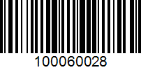 Barcode for 100060028