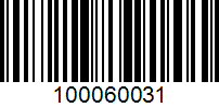 Barcode for 100060031