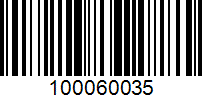 Barcode for 100060035