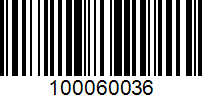 Barcode for 100060036