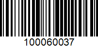 Barcode for 100060037