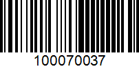 Barcode for 100070037