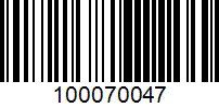 Barcode for 100070047