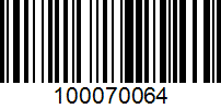 Barcode for 100070064