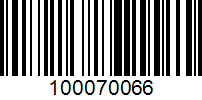 Barcode for 100070066