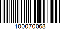 Barcode for 100070068