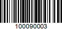 Barcode for 100090003