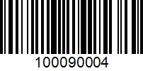 Barcode for 100090004