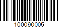 Barcode for 100090005