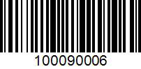 Barcode for 100090006