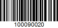 Barcode for 100090020