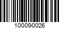 Barcode for 100090026