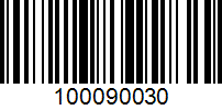 Barcode for 100090030