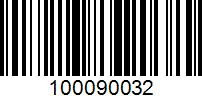 Barcode for 100090032