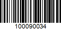 Barcode for 100090034