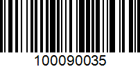 Barcode for 100090035