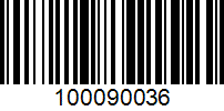 Barcode for 100090036
