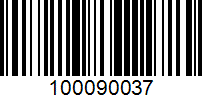 Barcode for 100090037