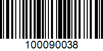 Barcode for 100090038