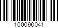 Barcode for 100090041