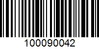 Barcode for 100090042