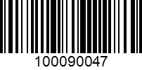 Barcode for 100090047