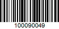 Barcode for 100090049